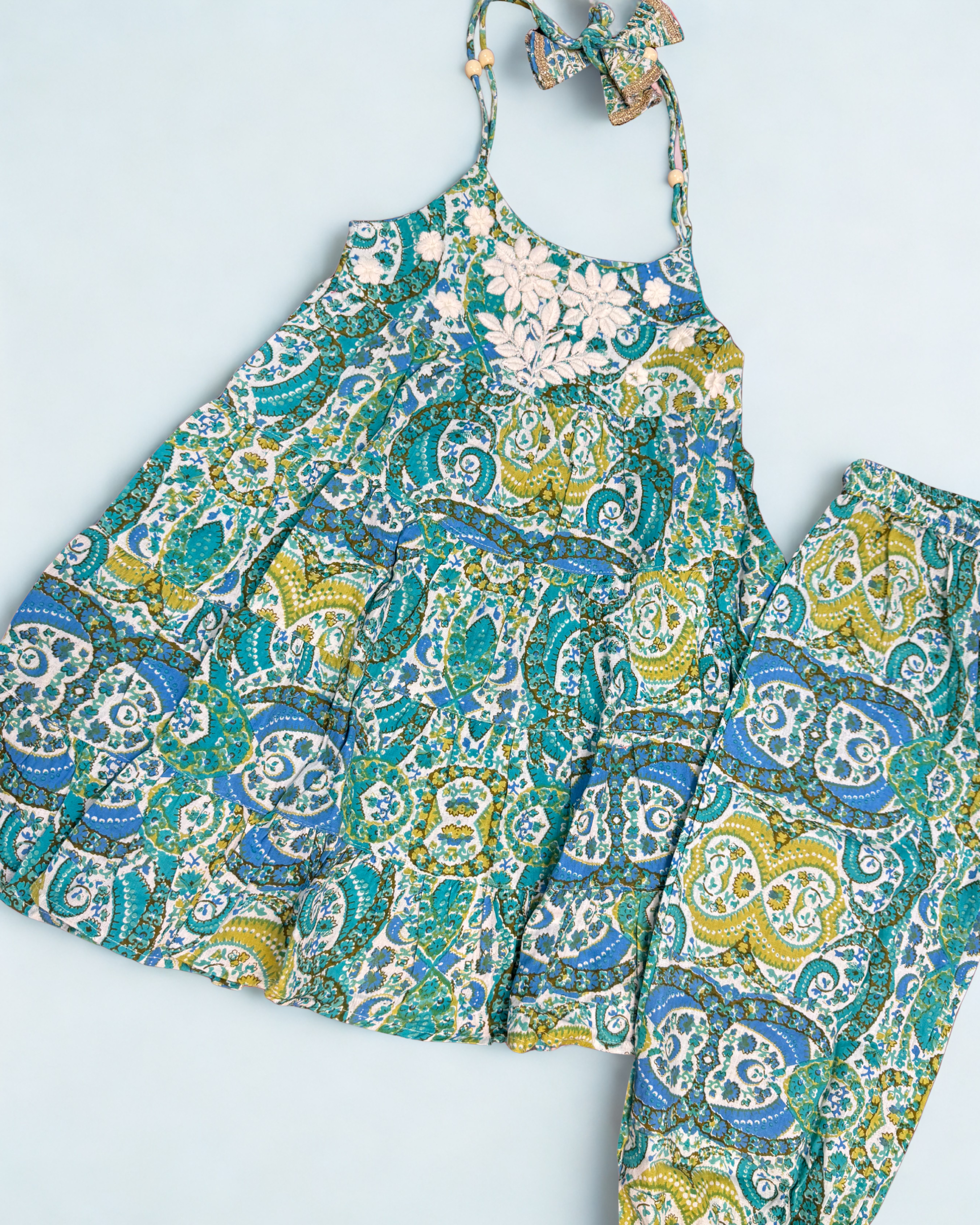Mini maharani Spaghetti Set Green