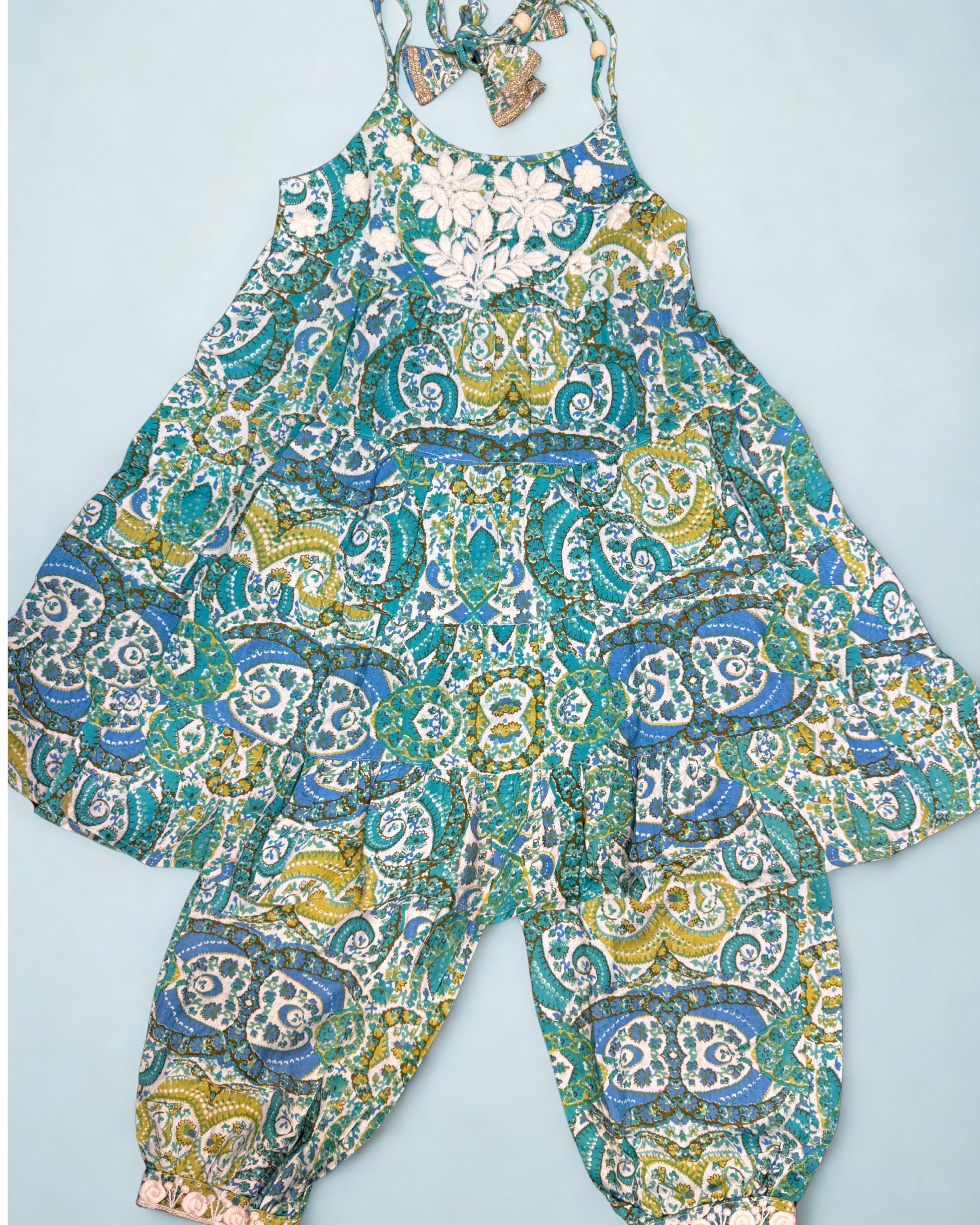 Mini maharani Spaghetti Set Green