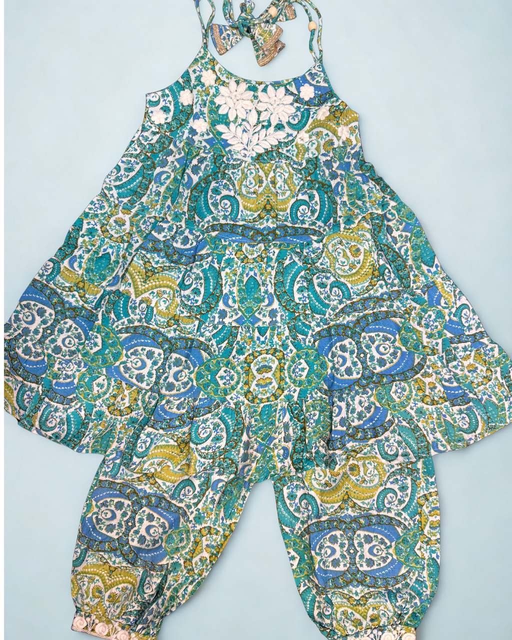 Mini maharani Spaghetti Set Green